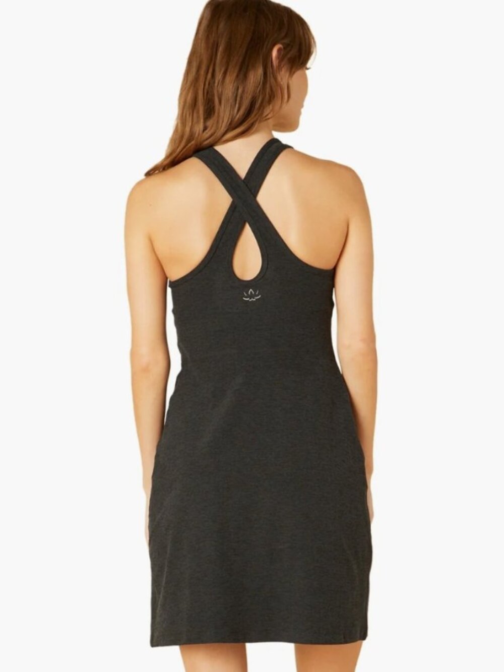 Beyond Yoga Spacedye Under Lock and Key Darkest Night Athletic Dress Sz XL